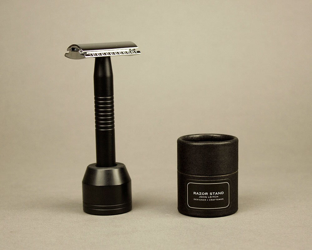 Anodized Aluminum Razor Stand