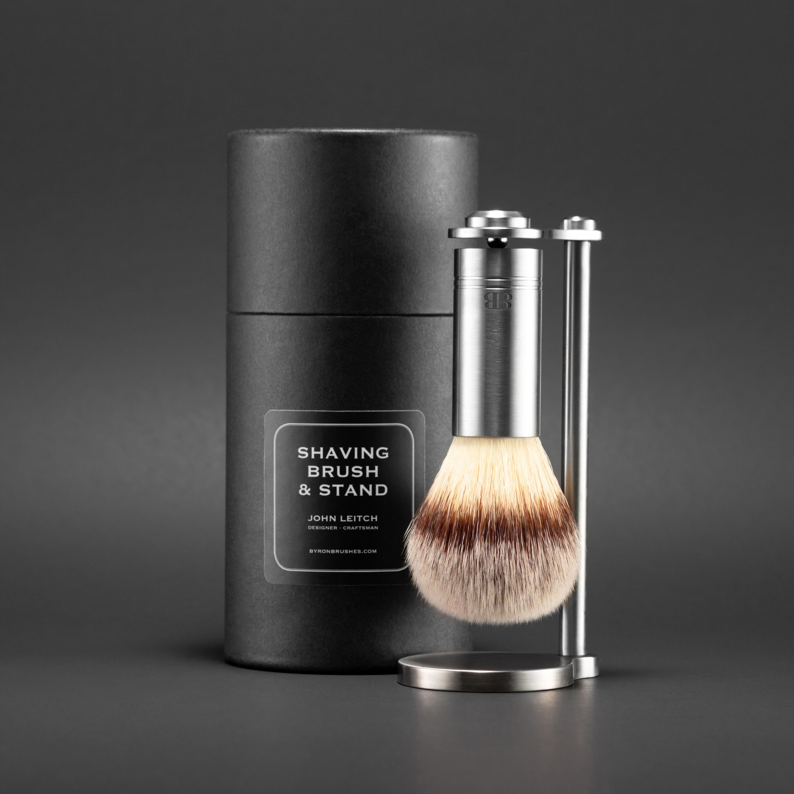 Magnetic Brush Stand & Brush with Stainless Steel Handle